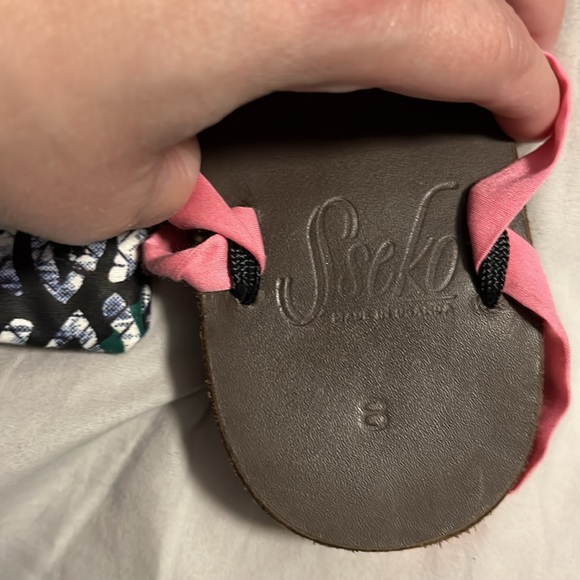 Sseko ribbon sandals. Size 8. - Picture 4 of 4